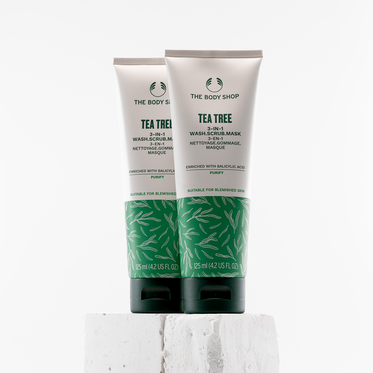 Mascarilla Exfoliante 3 en 1 Árbol de Té 125ml